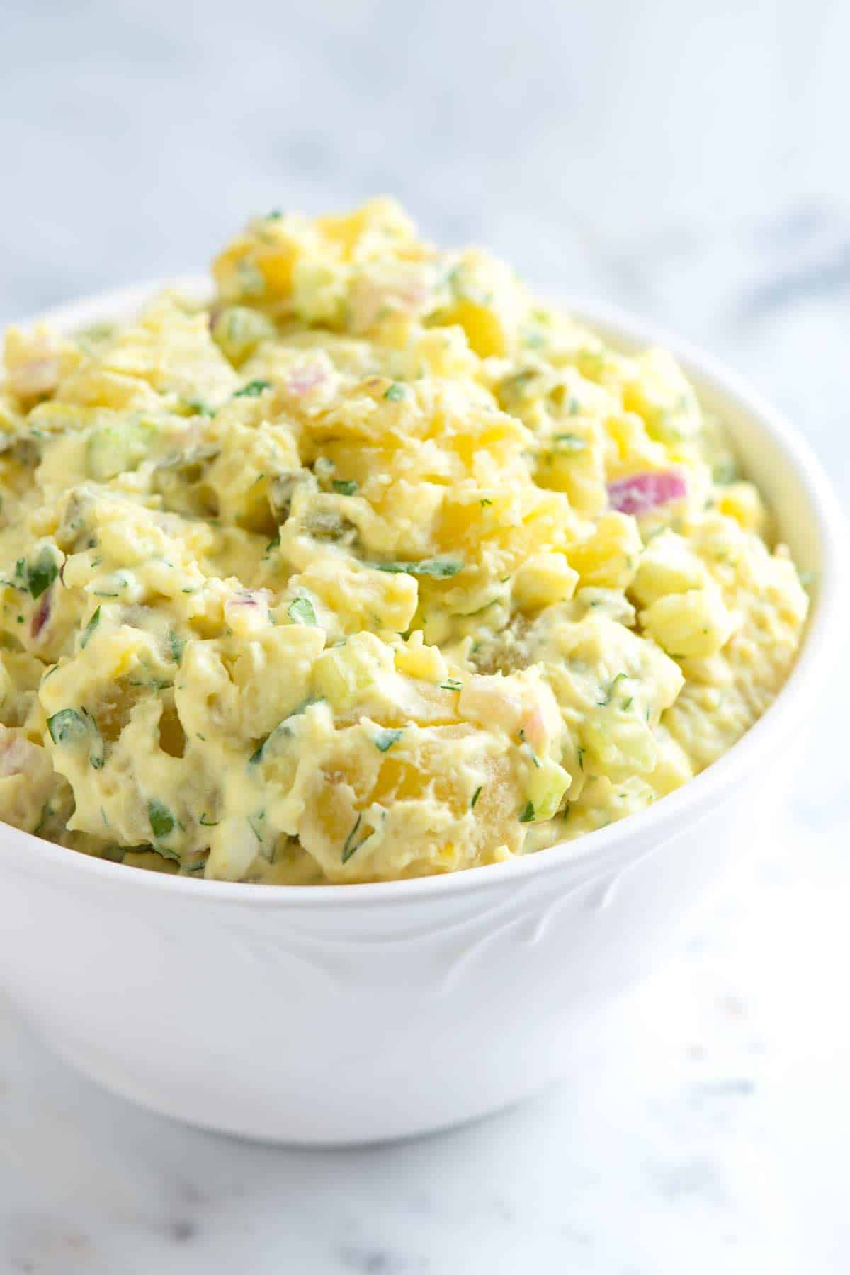 Easy Homemade Mustard Potato Salad