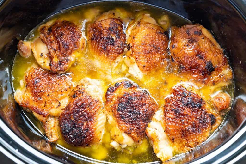 Ultimate Slow Cooker Lemon Chicken Thighs KIF