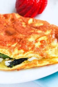 Asparagus and Goat Cheese Omelet