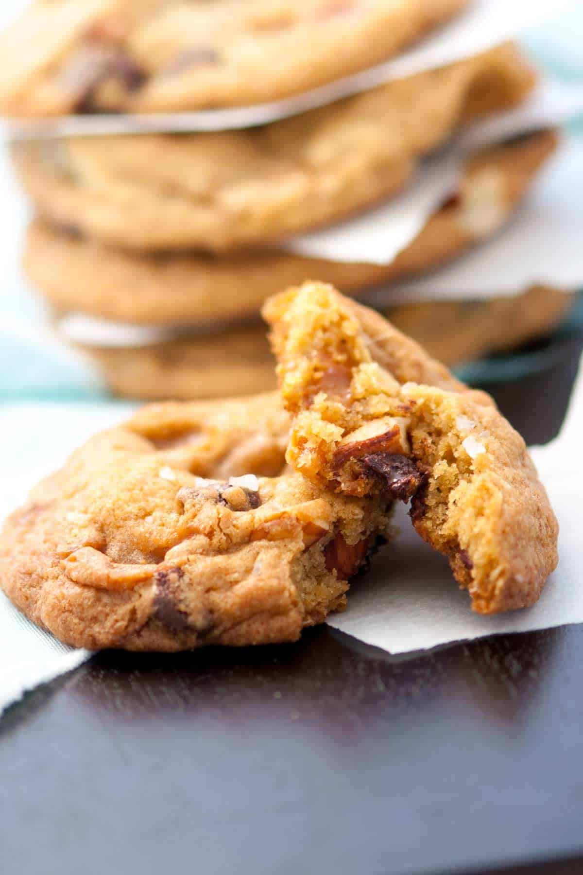 Salted Caramel Chocolate Chip Cookies Recipe