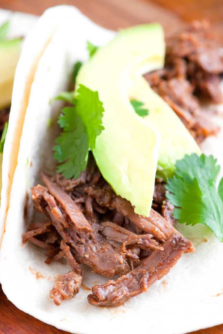 Tender Shredded Beef Tacos