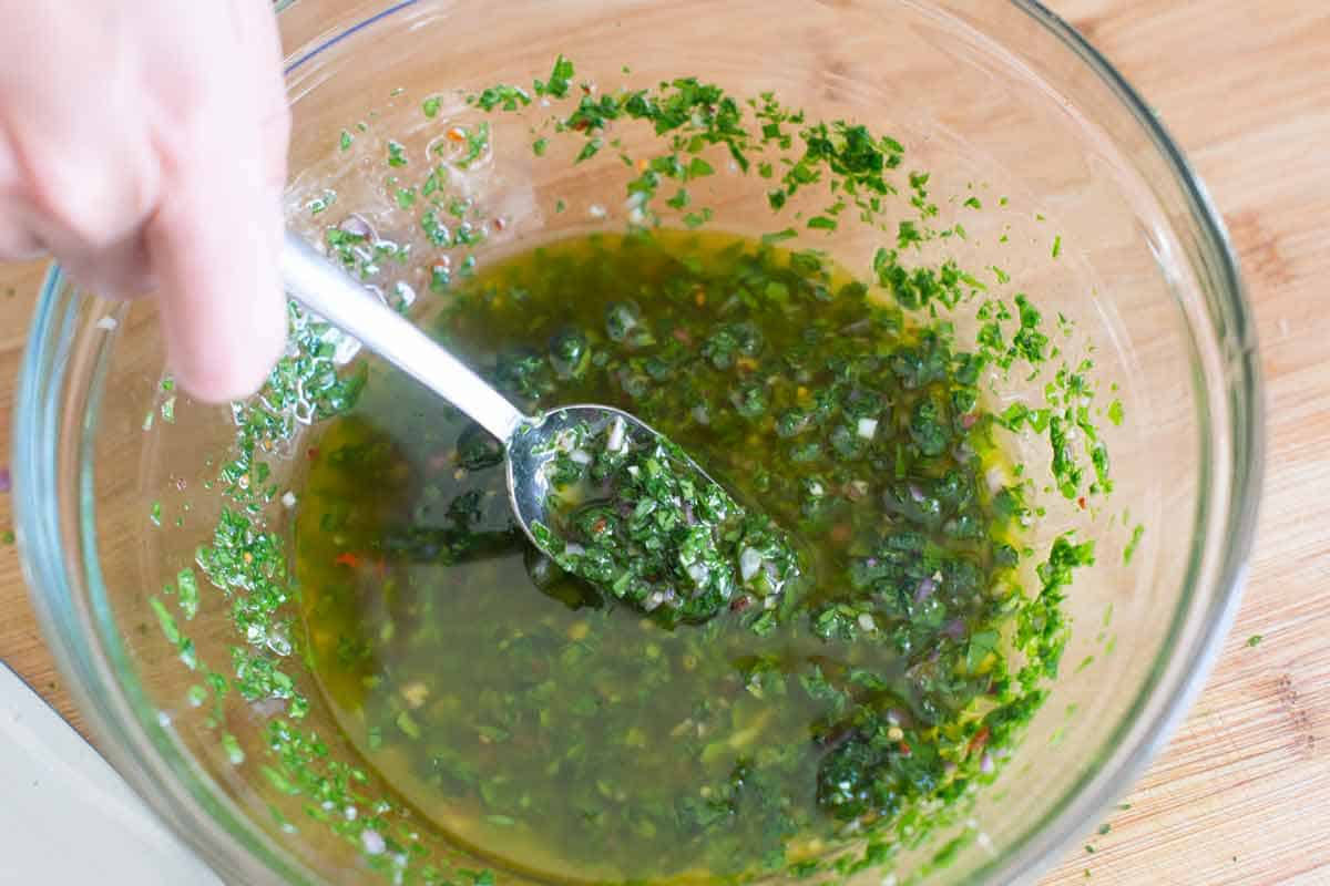 Authentic Chimichurri made by hand