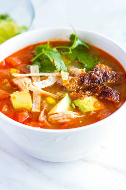 Easy Chicken Tortilla Soup