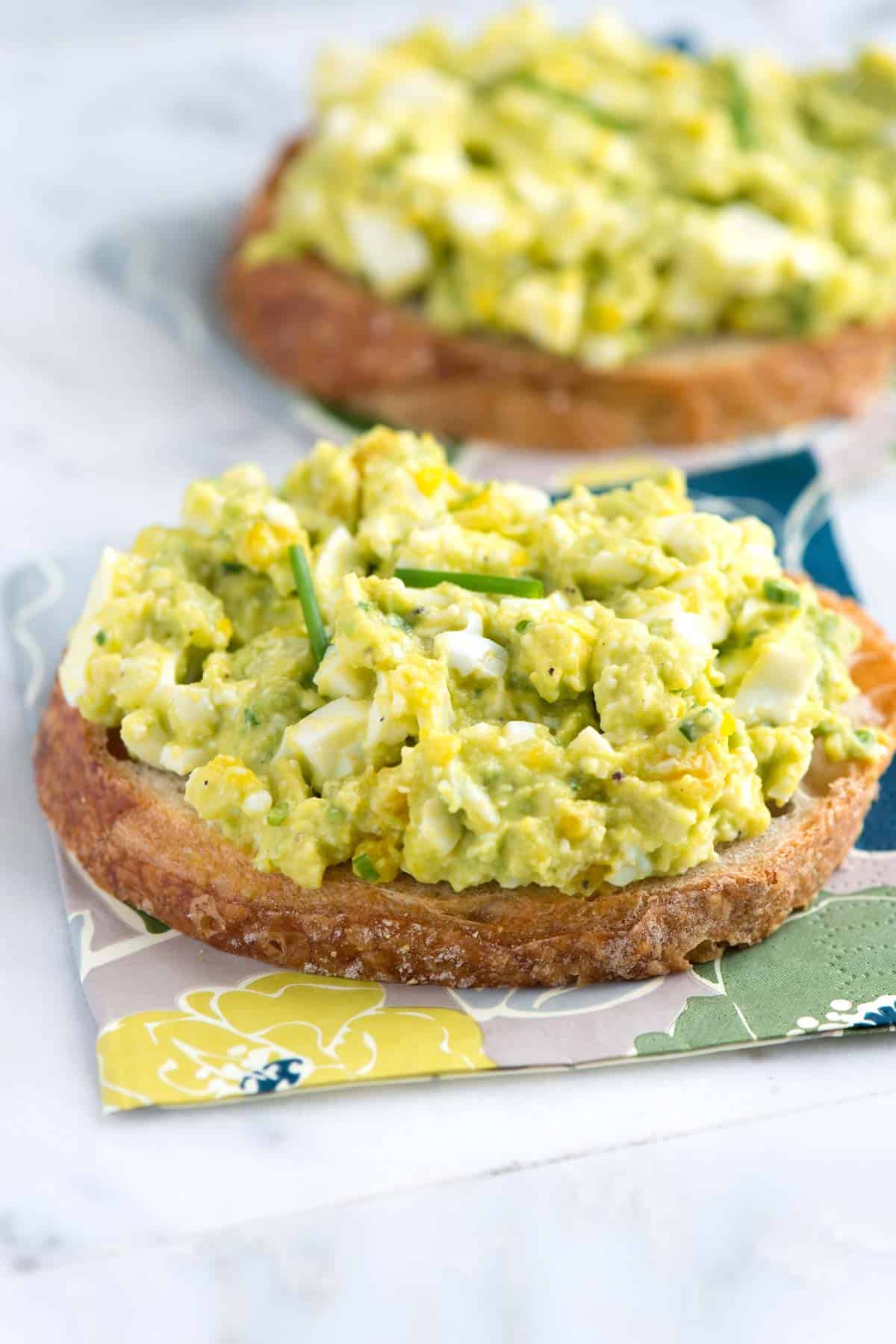 Easy Avocado Egg Salad Recipe
