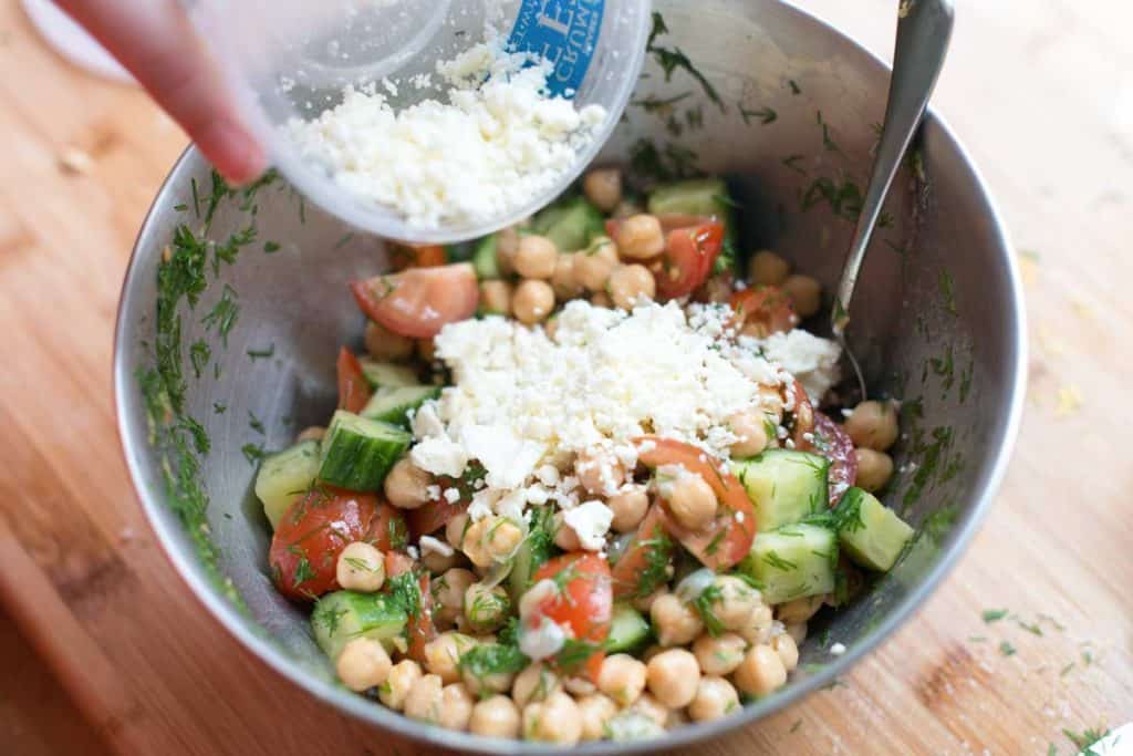 Easy Chickpea Salad Recipe