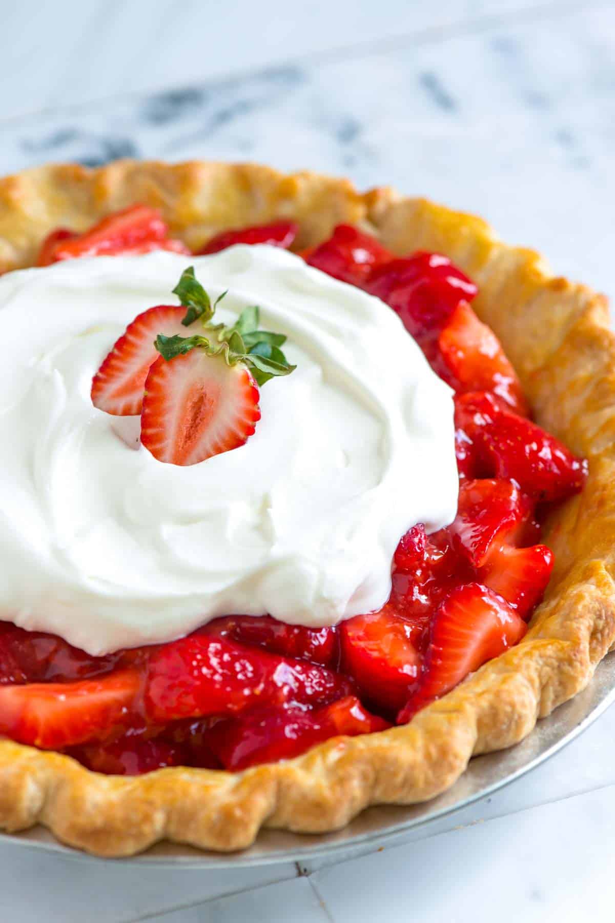 Simple Fresh Strawberry Pie