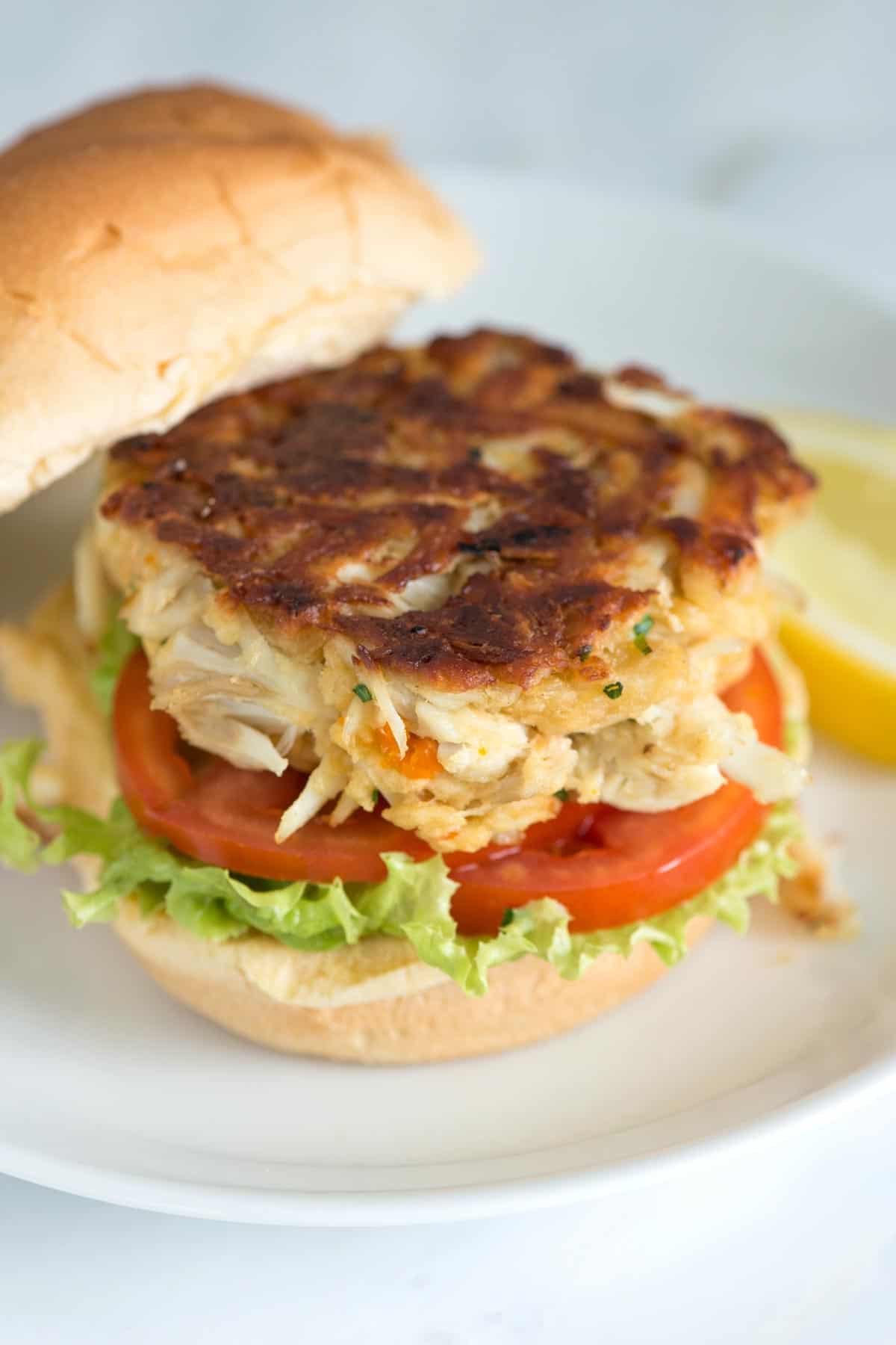 Jumbo Lump Crab Cake Sandwich Recipe