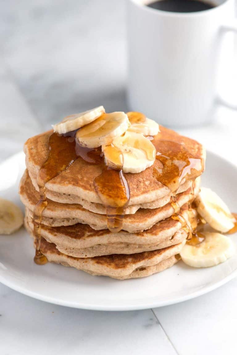 Easy Fluffy Whole Wheat Pancakes