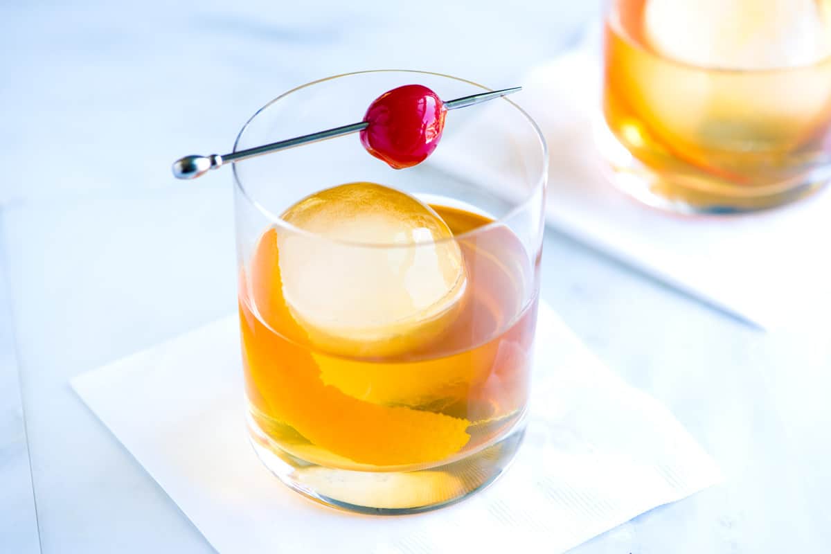Old Fashioned Ice Molds  Bourbon Cocktail Recipe