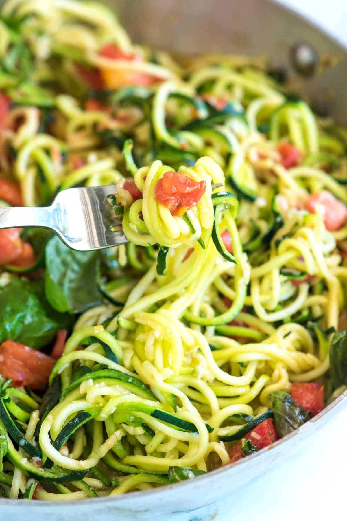 Perfectly Cooked Zucchini Noodles