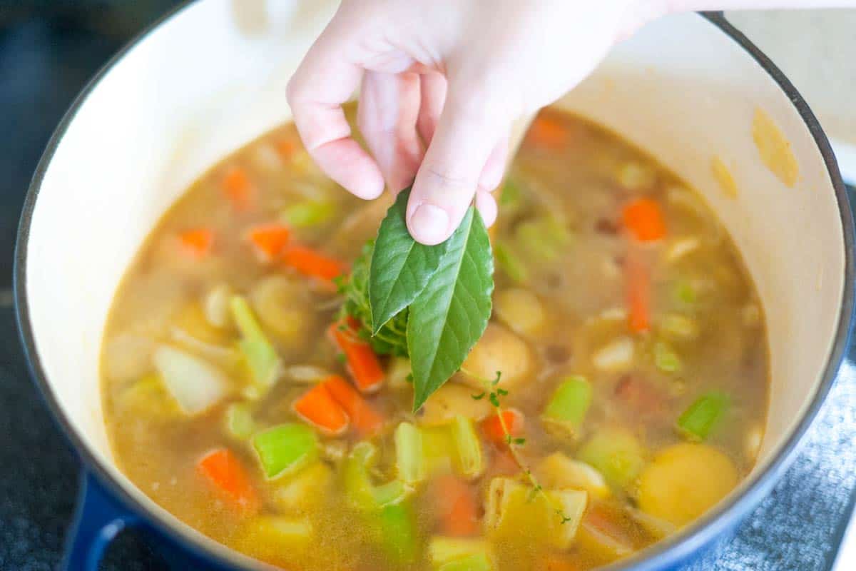 Vegetables seasoning for soup