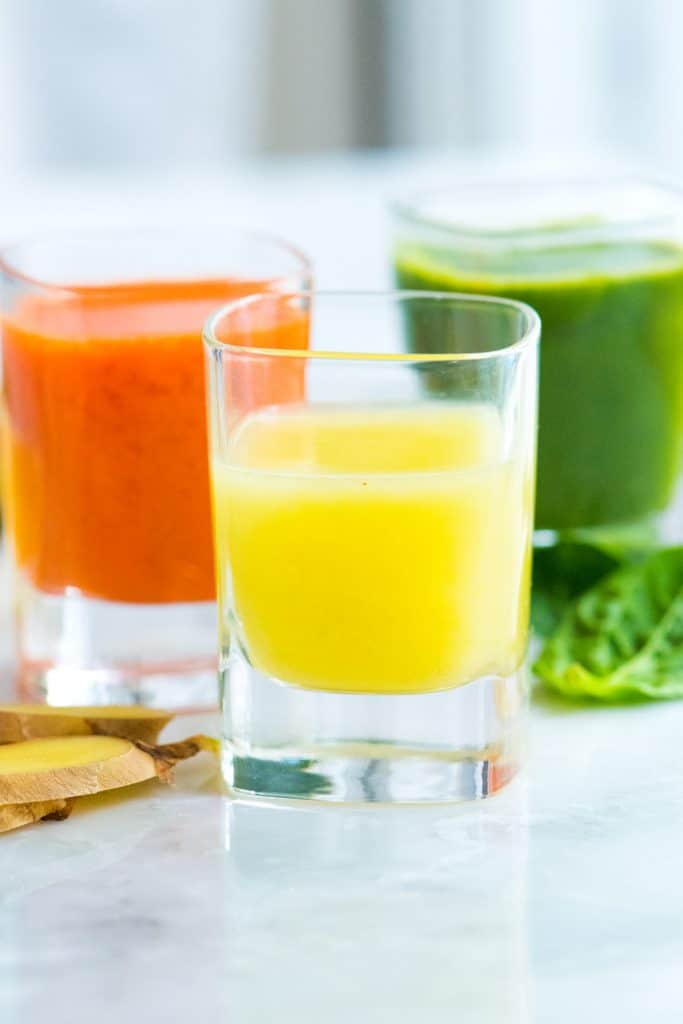 Ginger Shots Recipe with Variations 