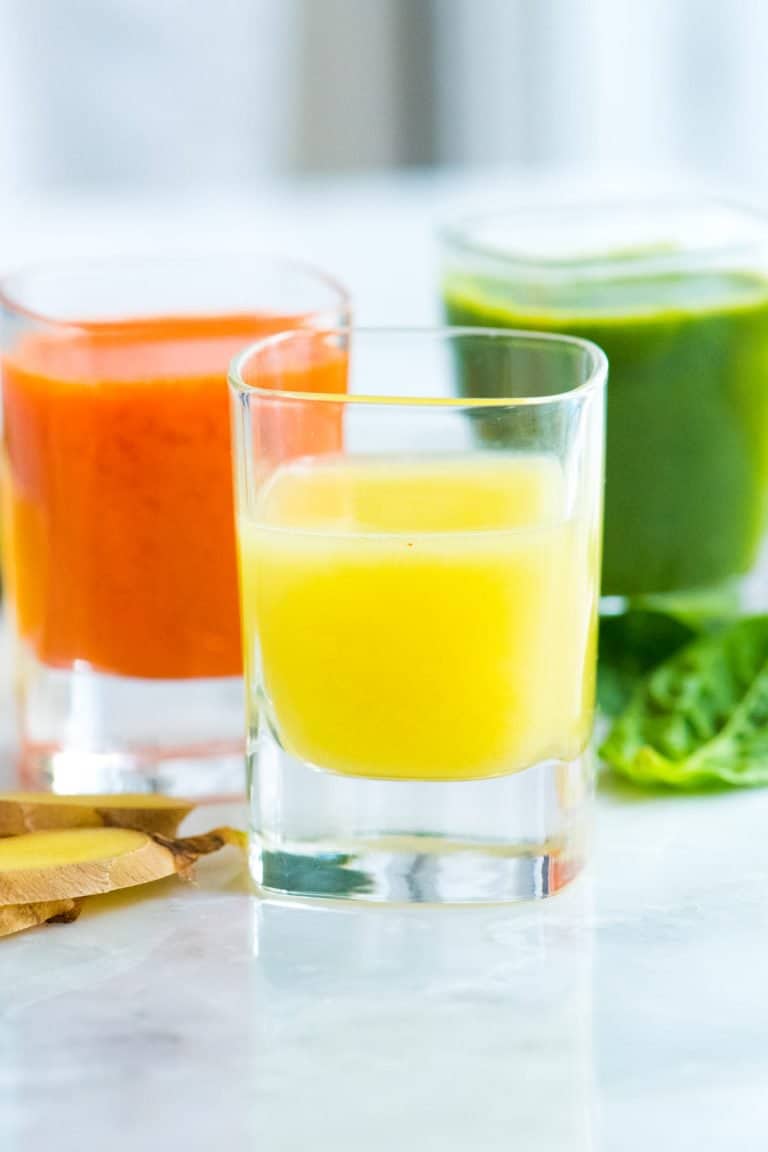 Three Power Ginger Shot Recipes