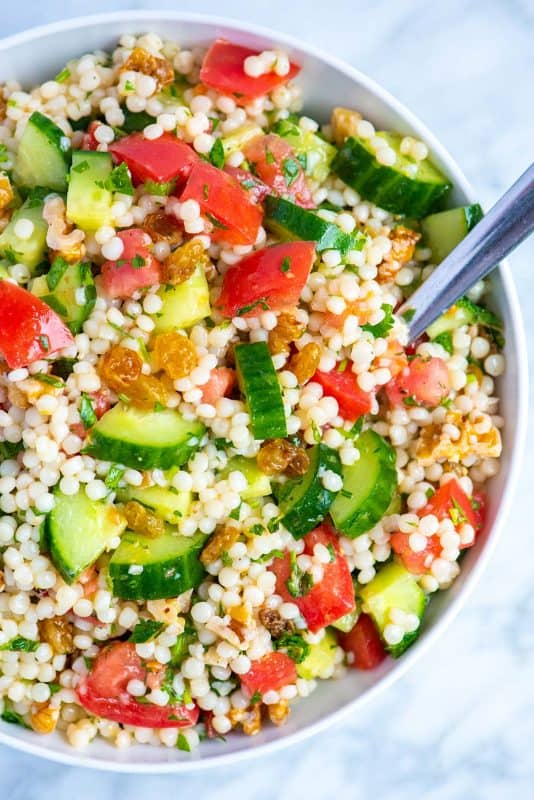 Easy Lemon Herb Couscous Salad Recipe