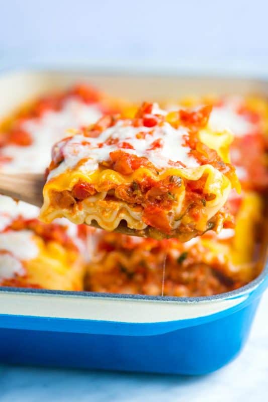 Fresh Vegetable Lasagna Roll Ups Recipe