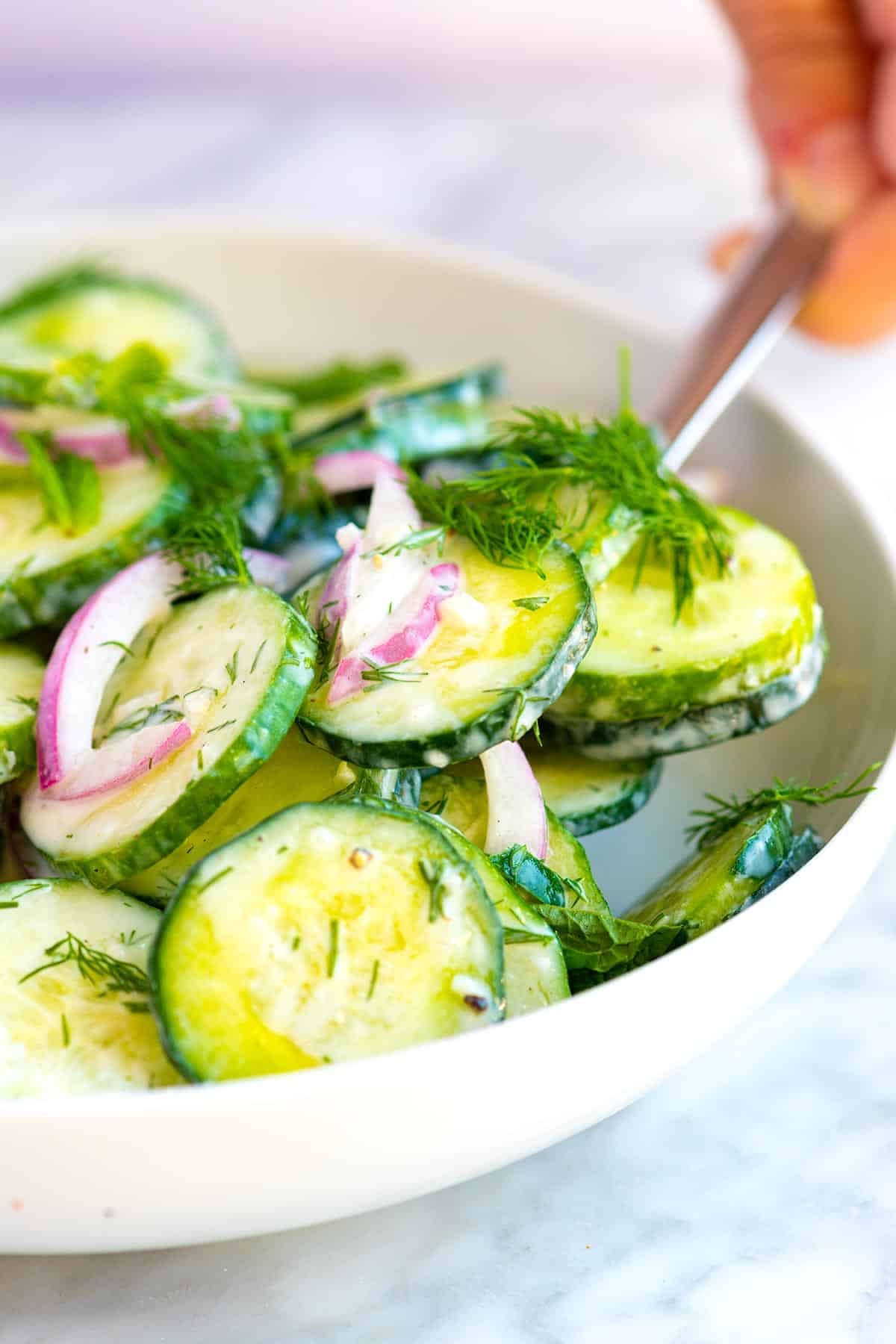 Tzatziki Cucumber Salad