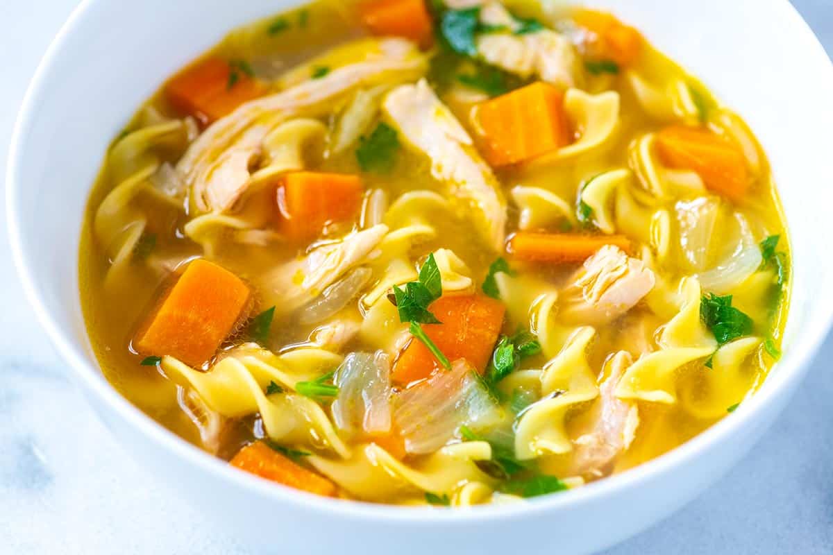 Easy Chicken Noodle Soup Recipe 1200 