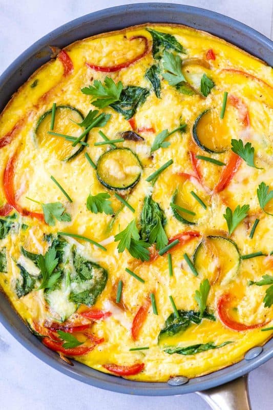 Easy Vegetable Frittata Recipe