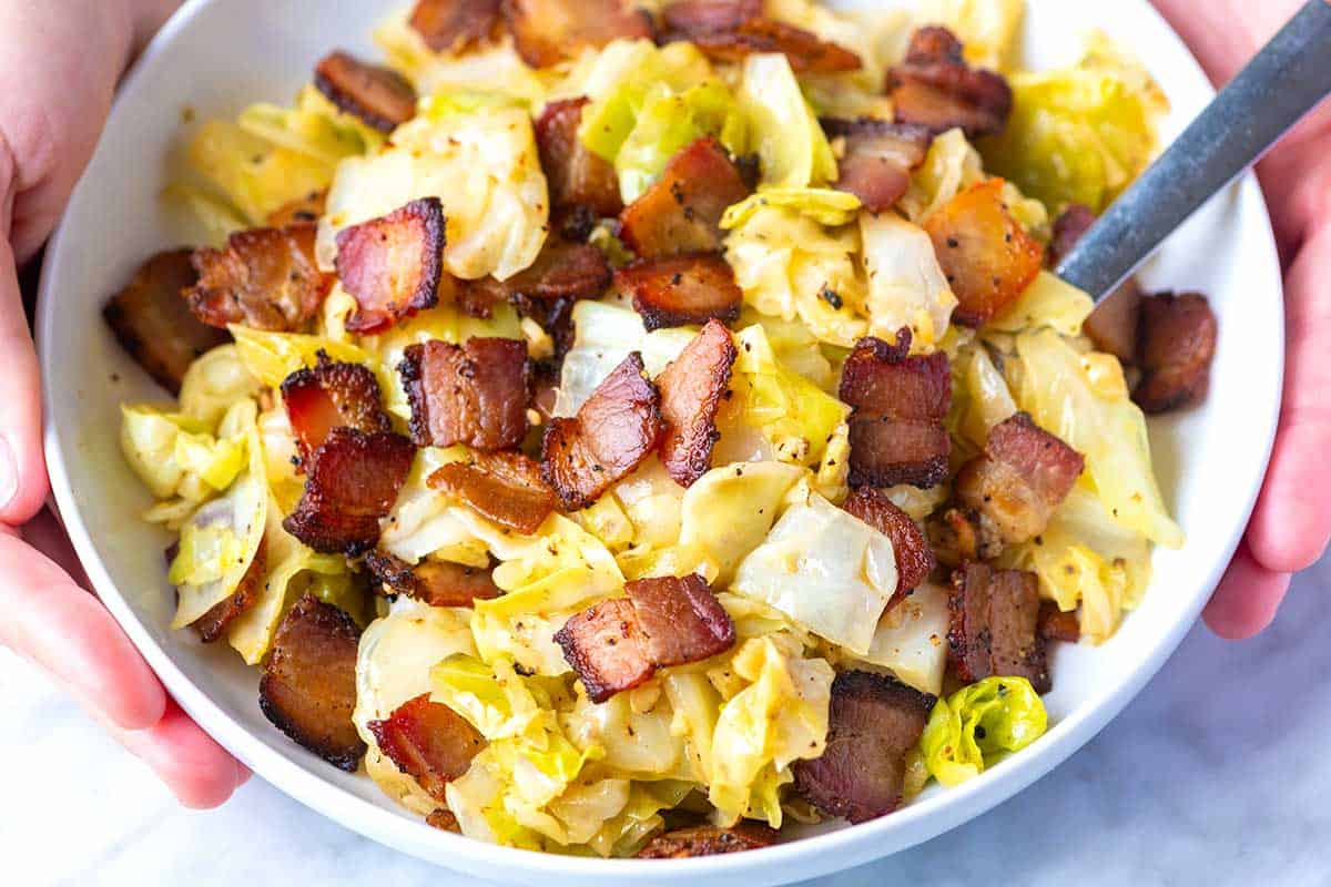 Bacon Fried Cabbage Recipe 1200 