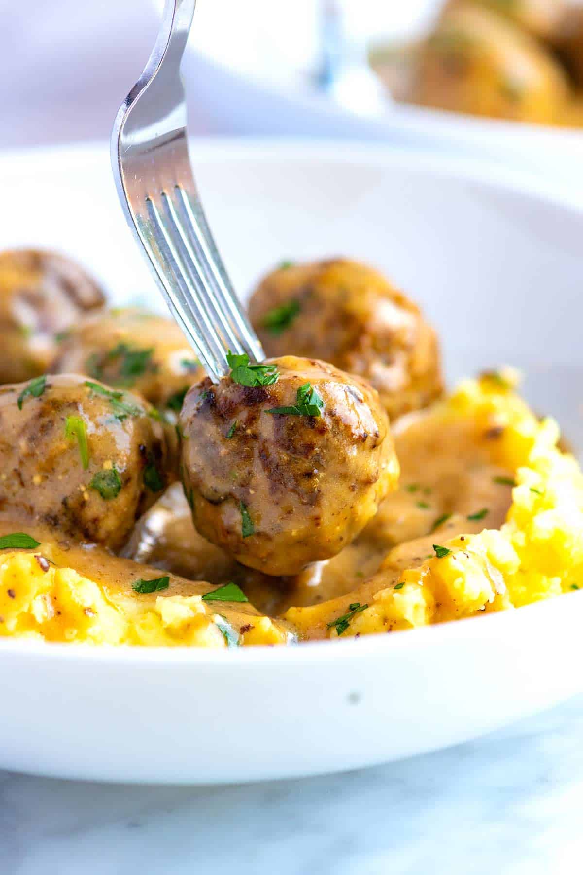 Swedish Meatballs and Sauce ~ Simple Sweet Recipes