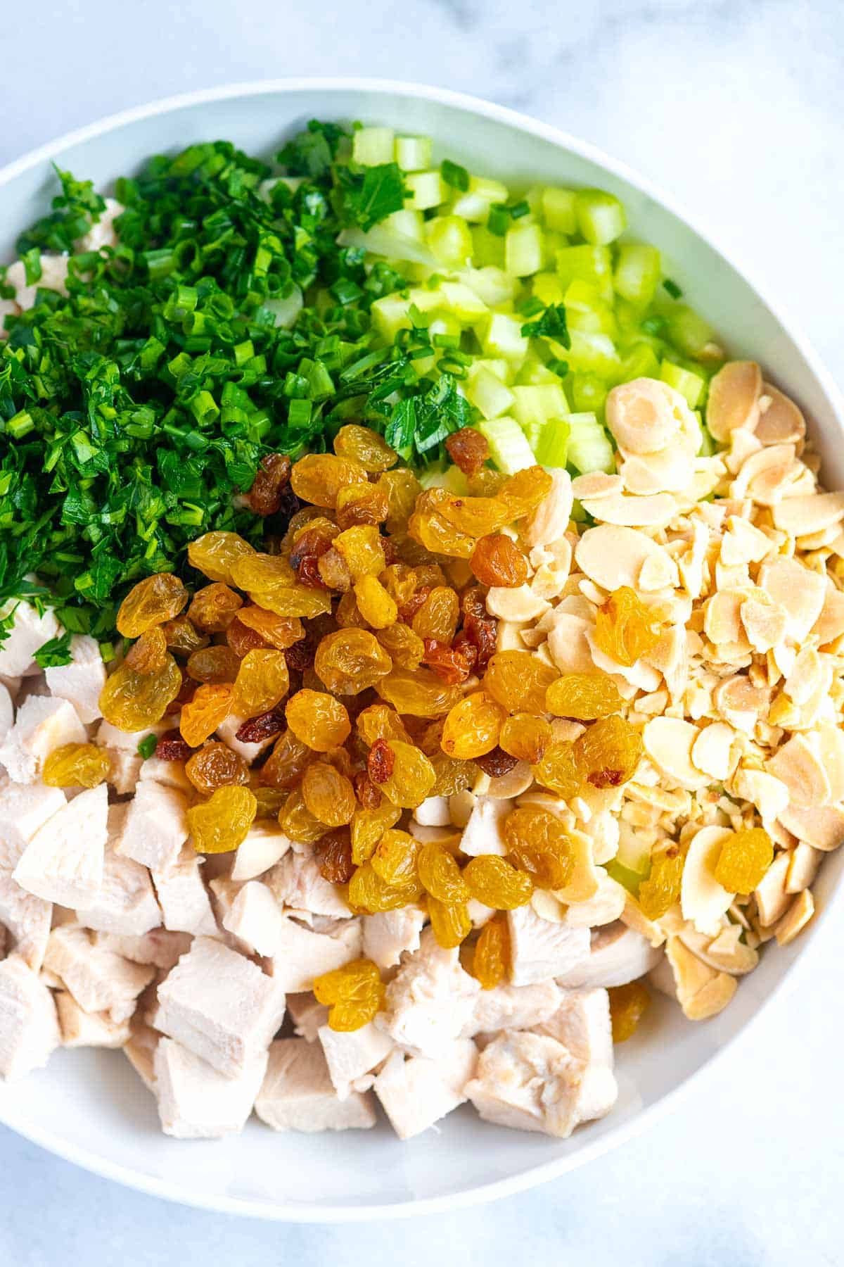 Chicken salad ingredients