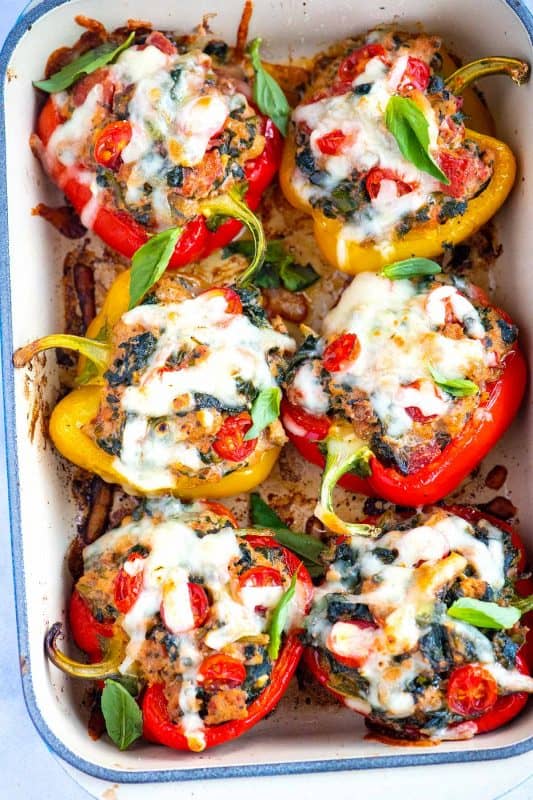 Easy Sausage Stuffed Peppers Recipe