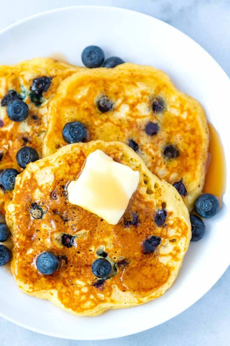 Easy Blueberry Pancakes