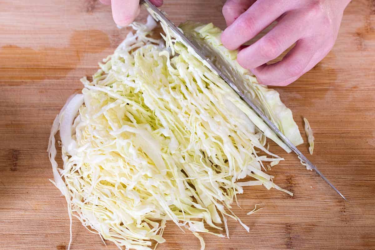 Lemon Garlic Sauteed Cabbage