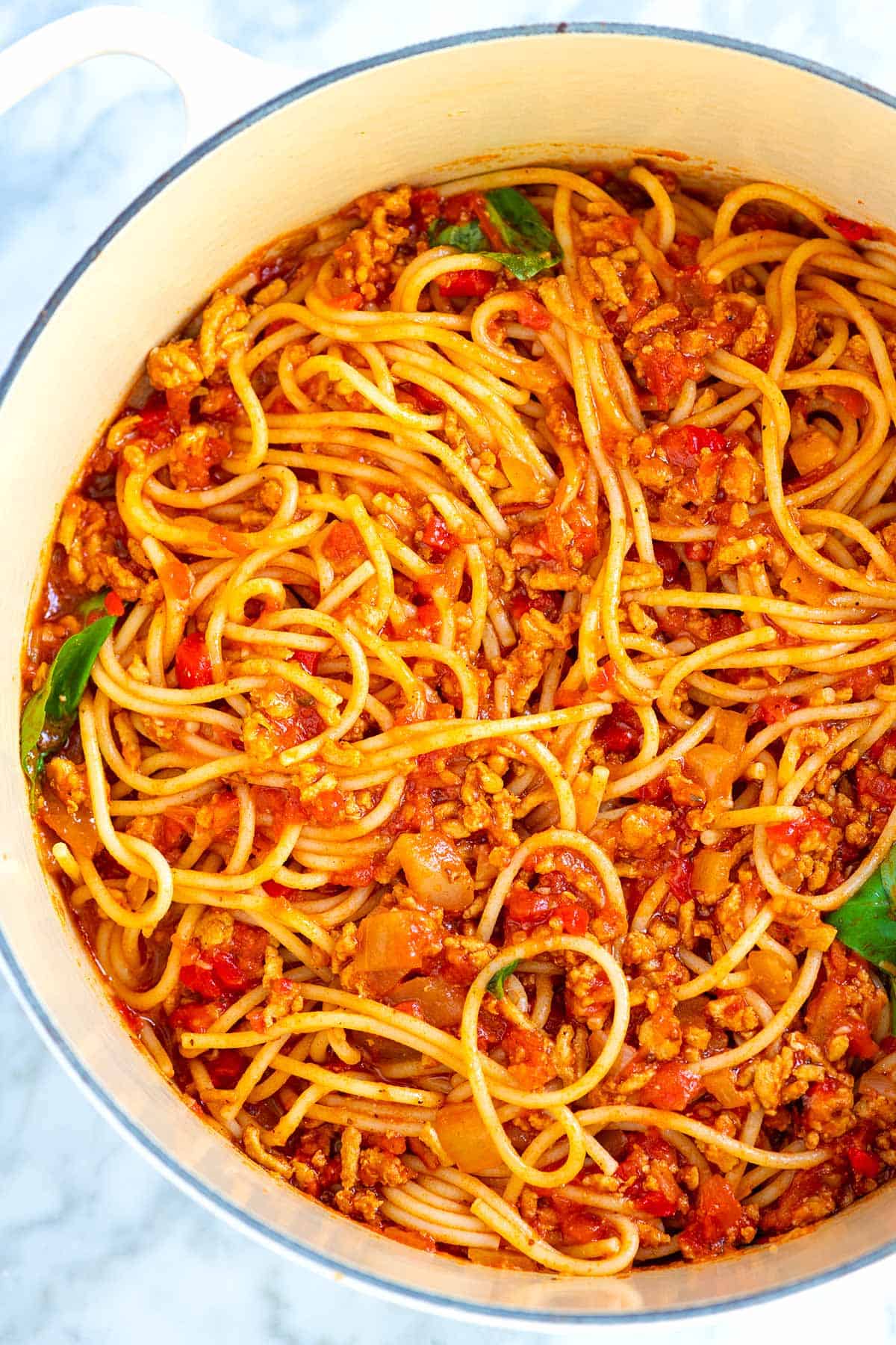 Easy Spaghetti Recipe {with Homemade Sauce!}