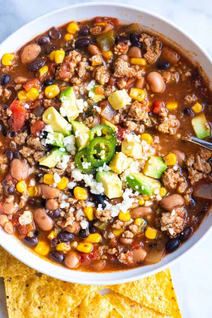 Weeknight Taco Soup Recipe