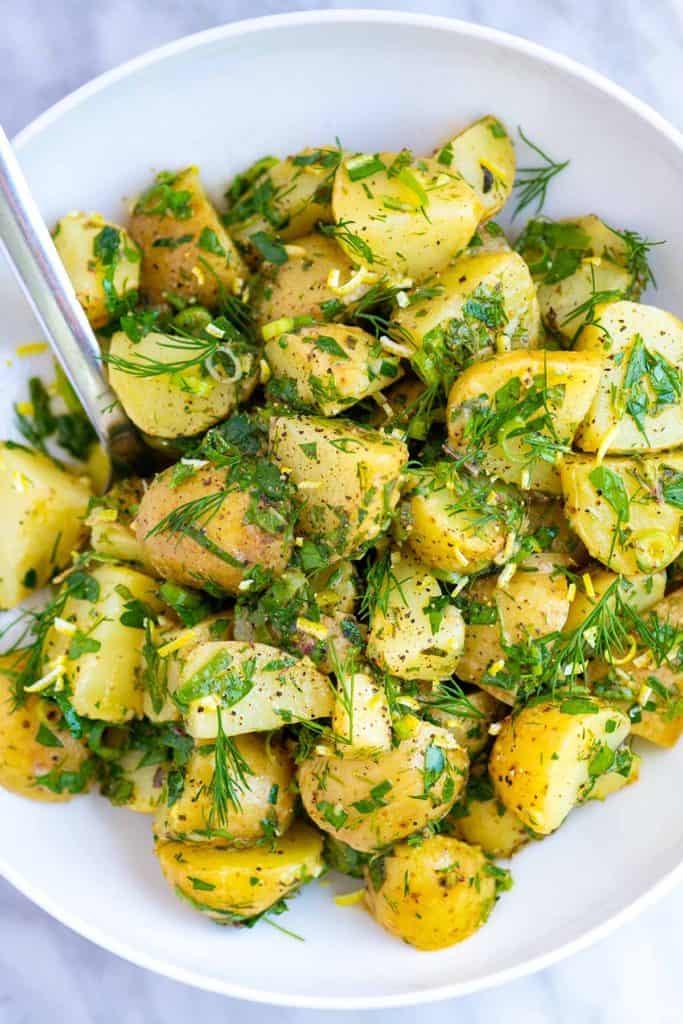 Lemon Herb Potato Salad Recipe