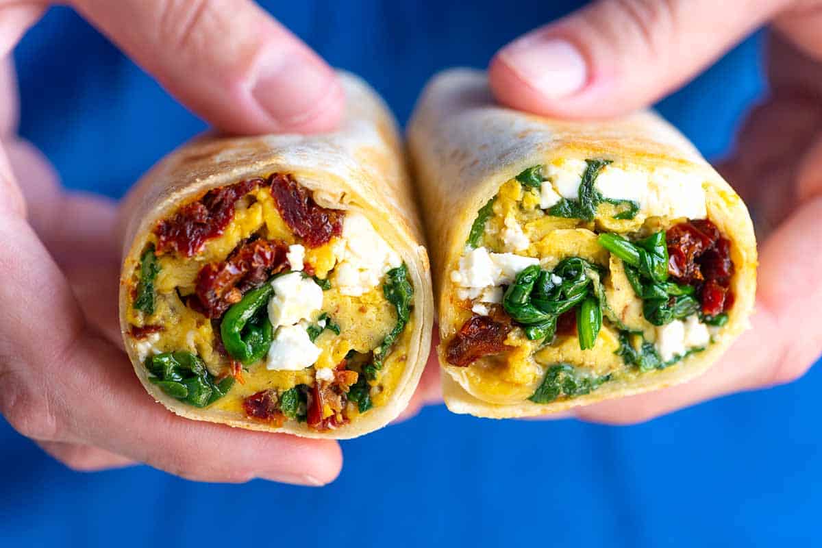 Easy Breakfast Burritos - RecipeReservoir.com