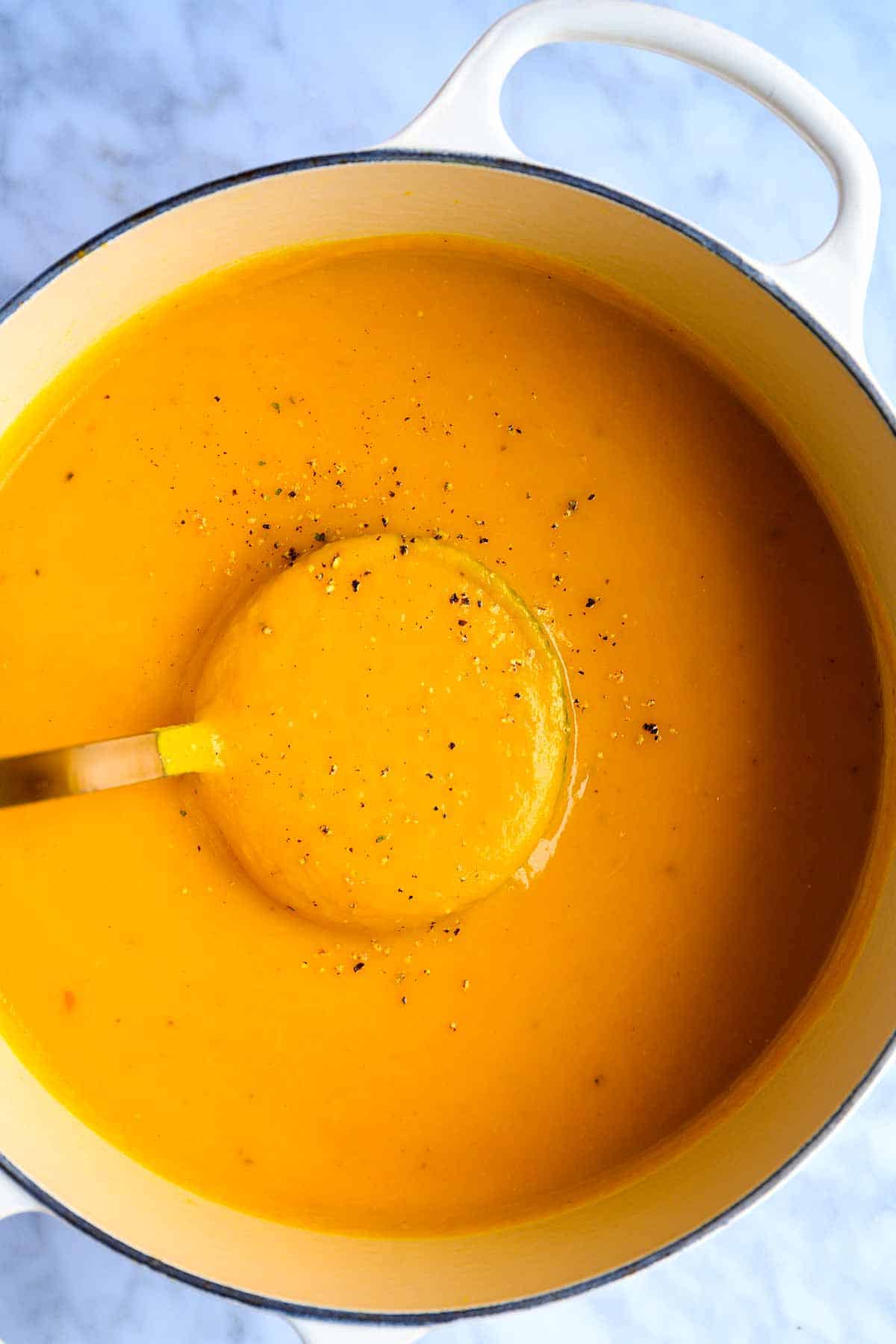Butternut Squash And Sweet Potato Soup Once Upon A Chef