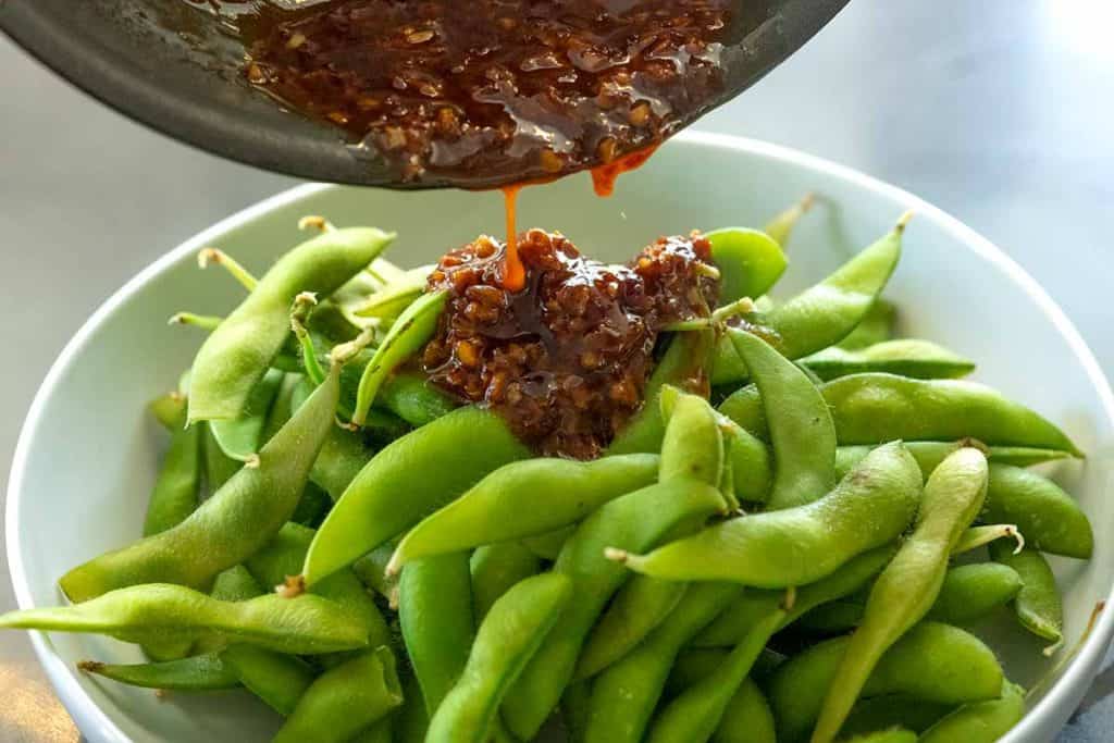 Spicy Garlic Ginger Edamame Recipe