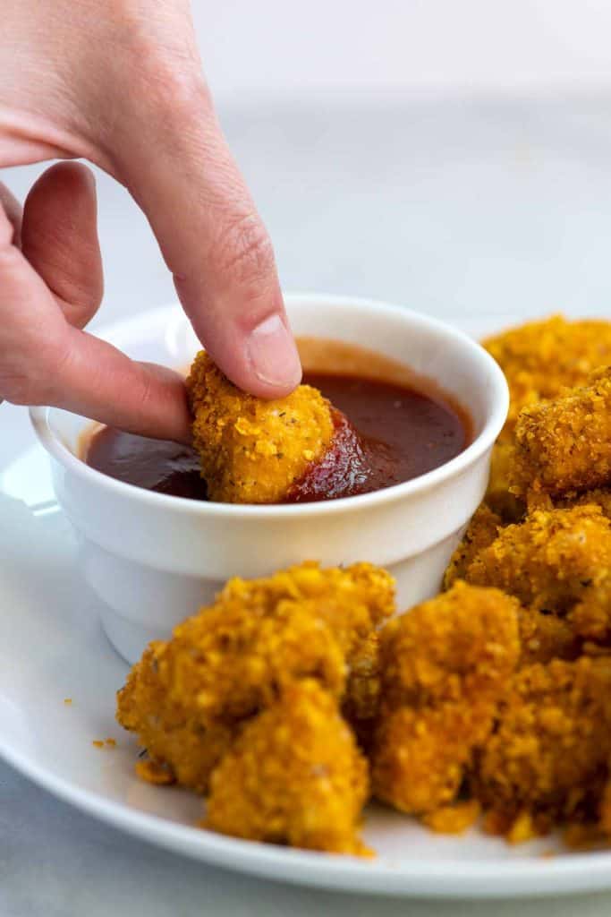 Easy Baked Popcorn Chicken