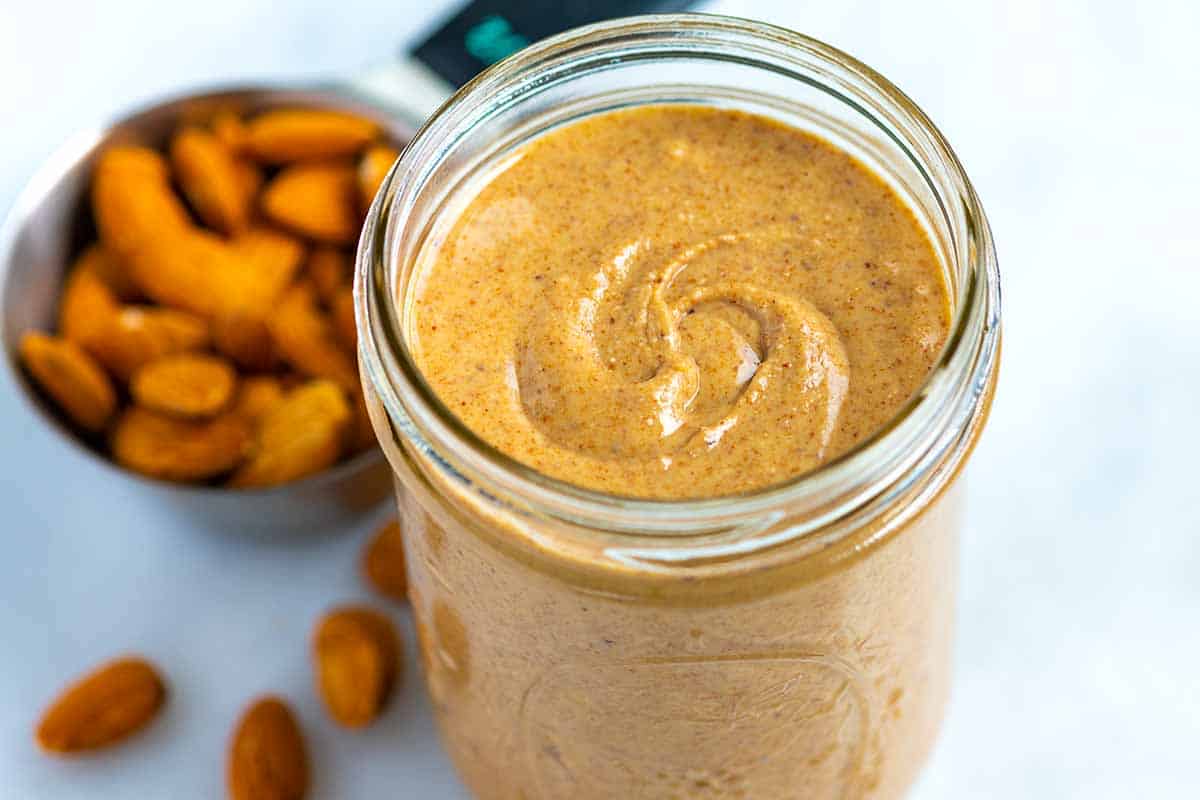 almond butter recipe, homemade Indian style almond butter, chunky healthy almond  butter