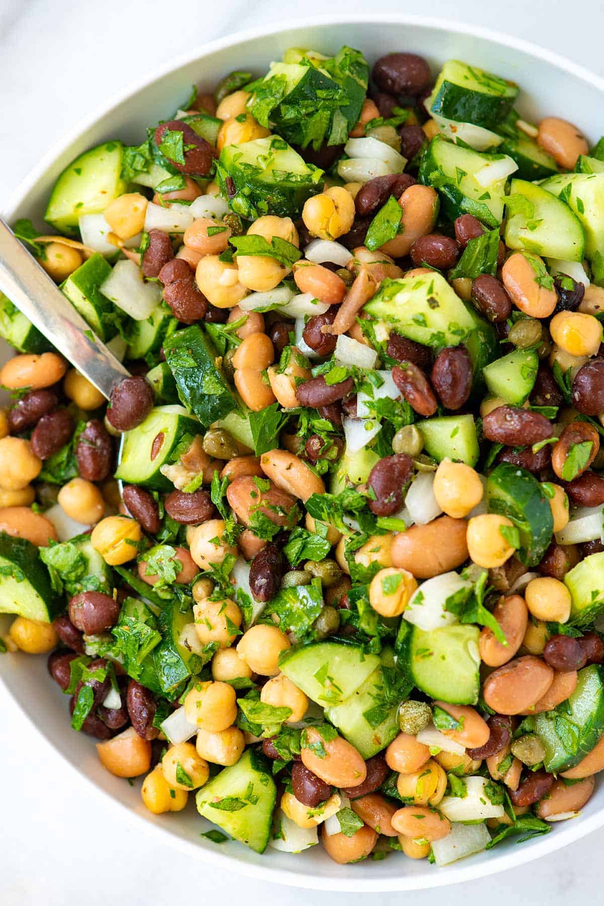 Ridiculously Easy Bean Salad