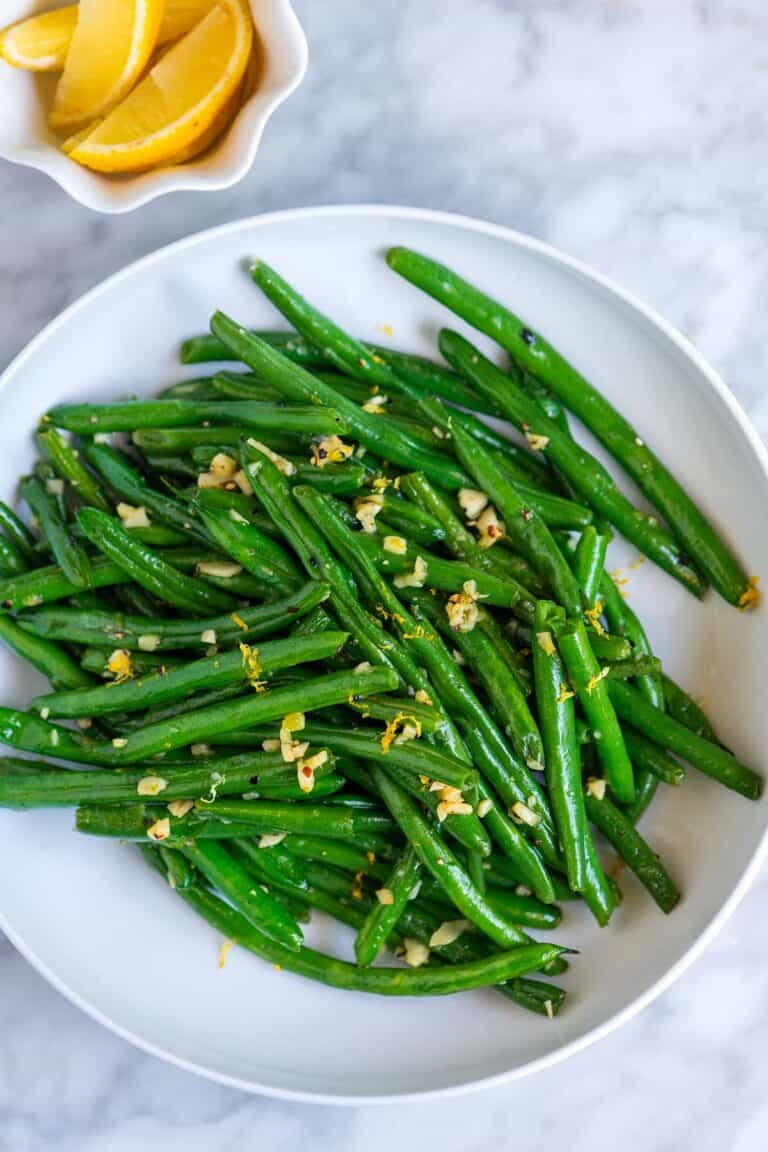 Garlic Butter Sauteed Green Beans Recipe