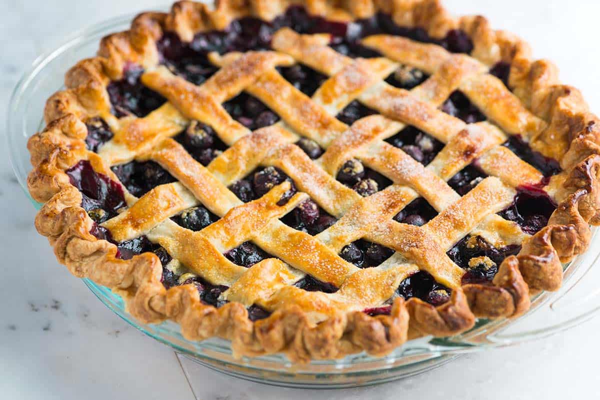 Blueberry Pie Recipe - JoyFoodSunshine