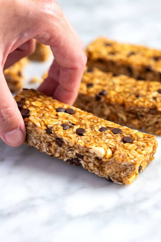 Easy Peanut Butter Granola Bars Recipe