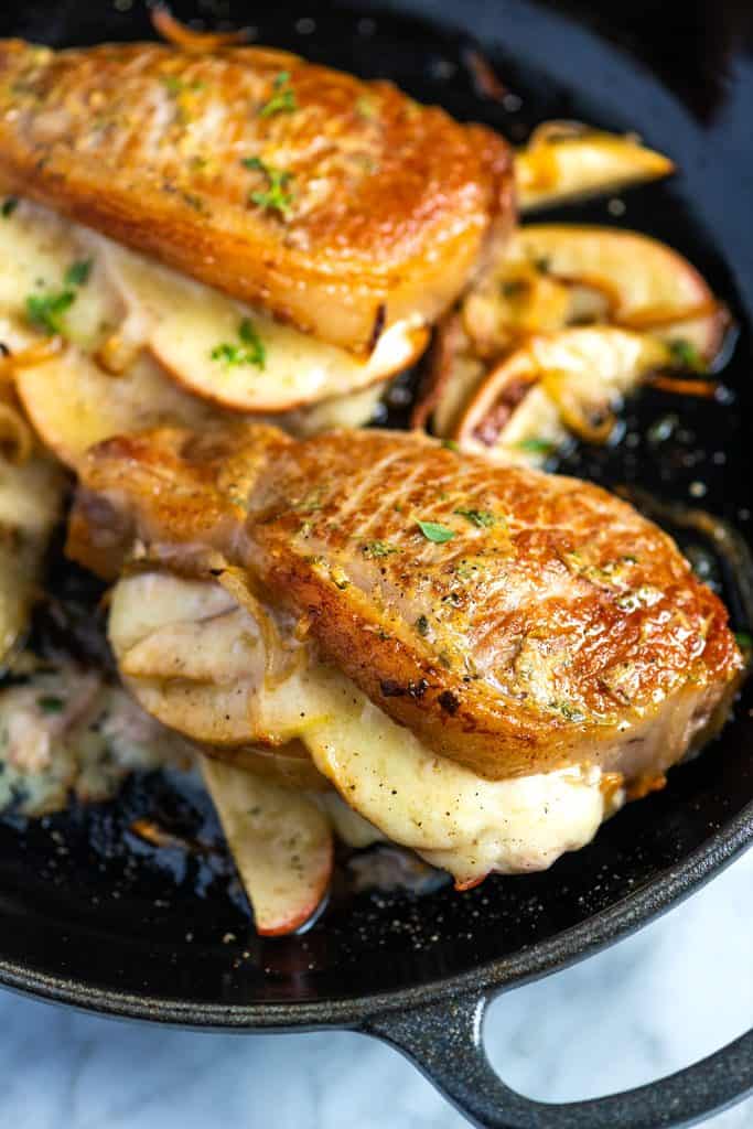 Apple Stuffed Pork Chops Recipe