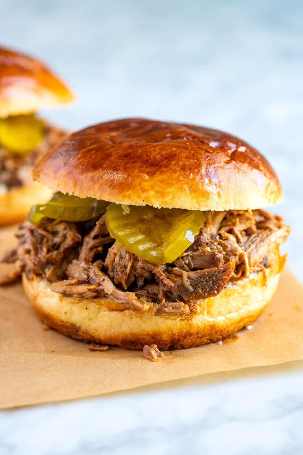 Juicy Tender Oven Pulled Pork