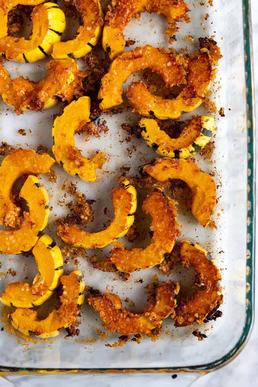 Parmesan Roasted Delicata Squash Recipe