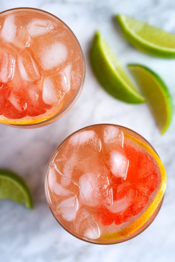 Sparkling Grapefruit Mocktail Recipe