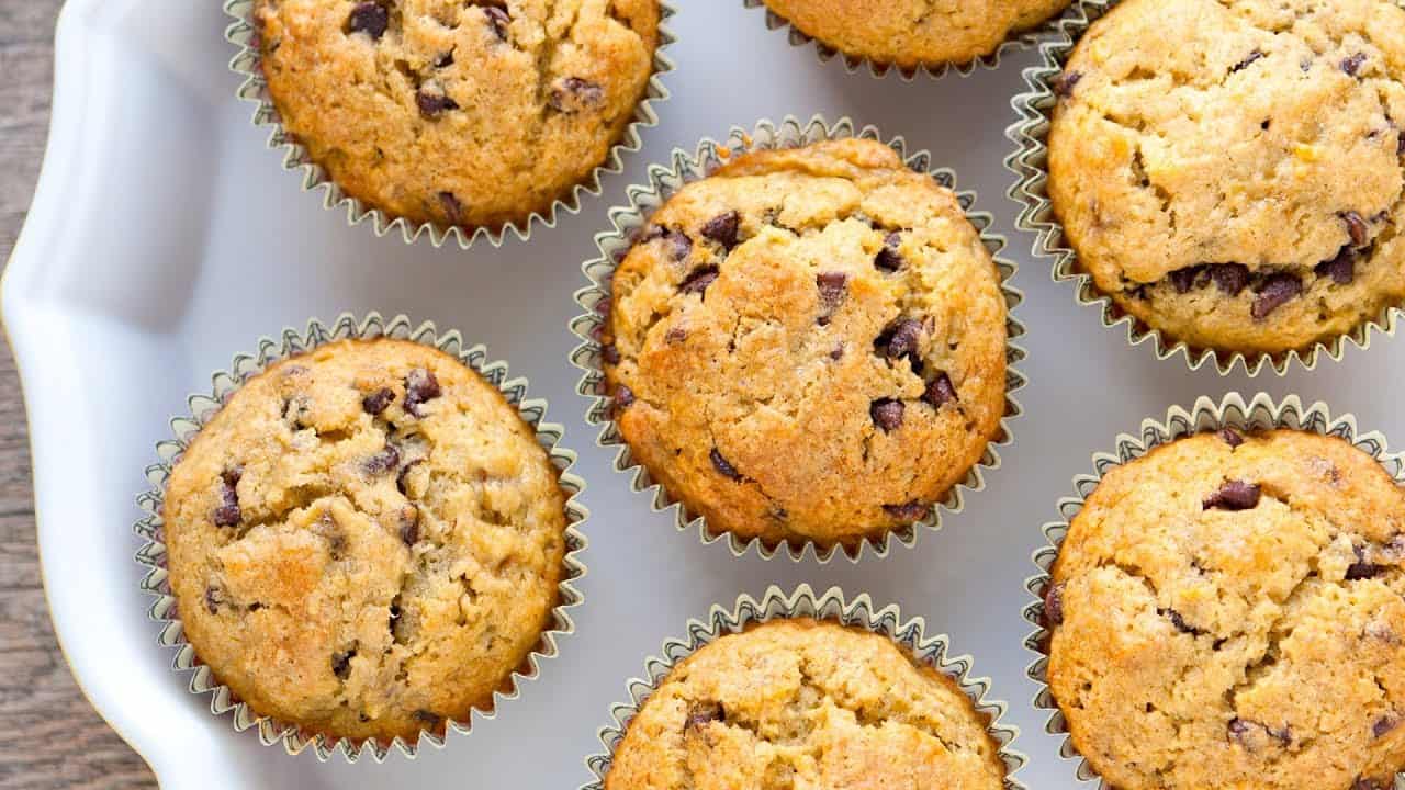 Bakery-Style Double Chocolate Chip Muffin Recipe - Mom Loves Baking