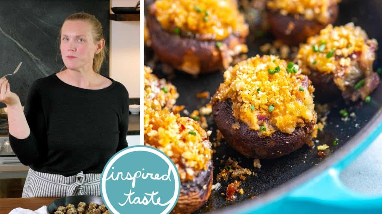 Easy Cheese Stuffed Mushrooms