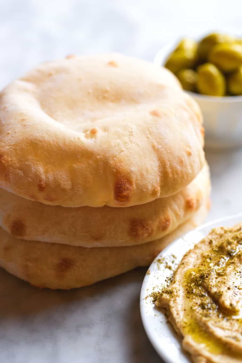 Soft and Fluffy Pita Bread Recipe