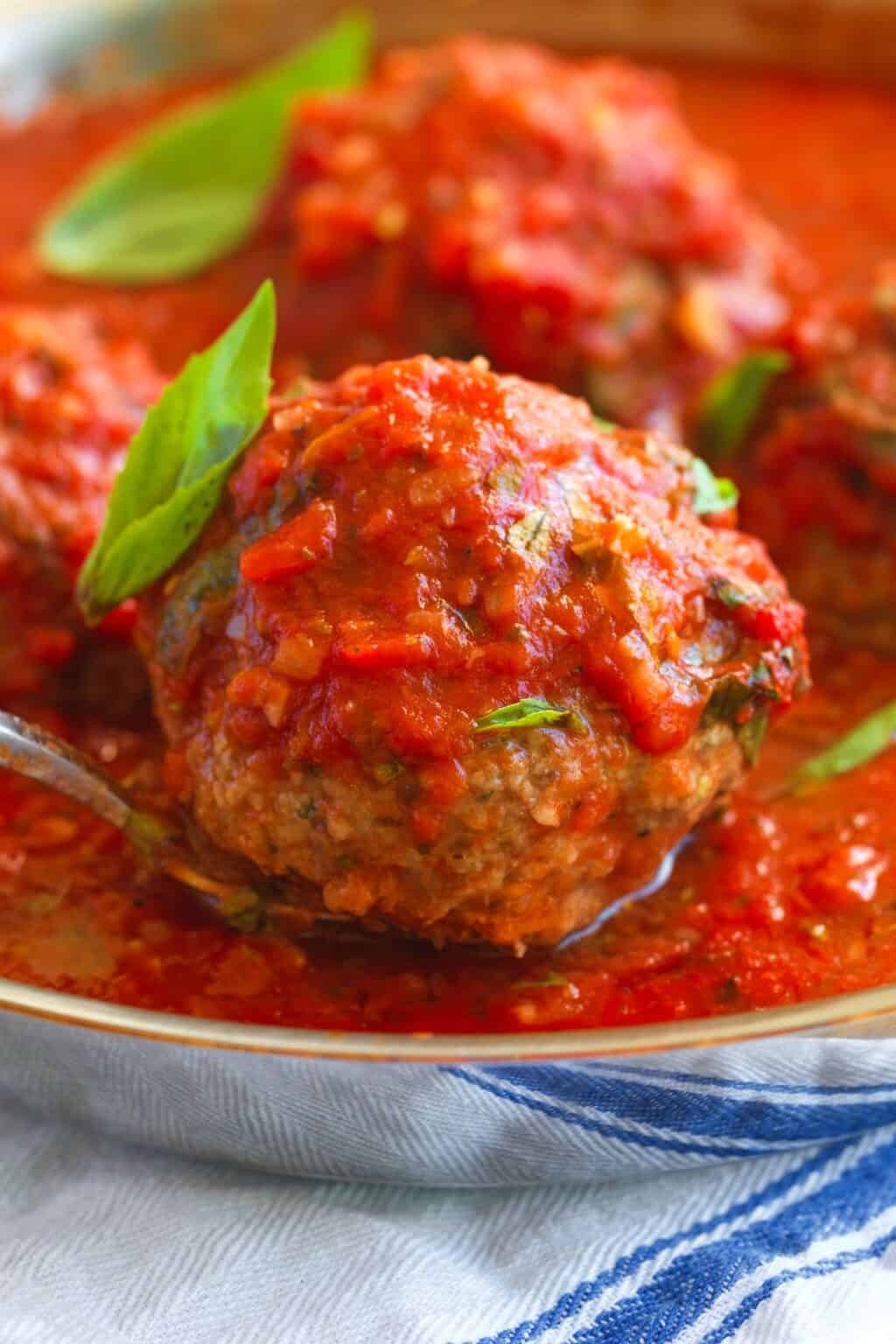 Italian Meatballs Recipe with the Best Sauce