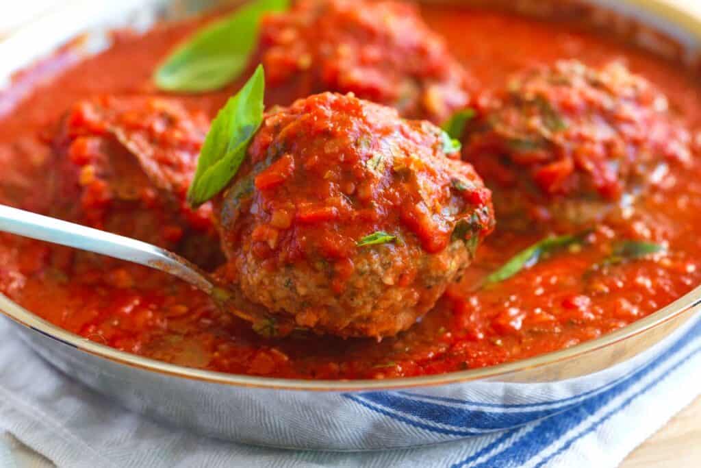 Italian Meatballs Recipe with the Best Sauce