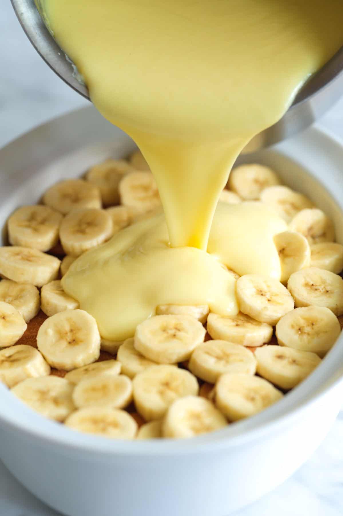 How to Make Banana Pudding: Assembling the pudding